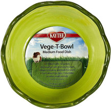 Premium Quality Kaytee Vege T Bowl Cabbage Medium Food Dish - £17.22 GBP