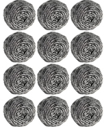 12Pcs Steel Wool Scrubber Pads for Cleaning Dishes, Pans, Pots, Ovens, G... - $18.78