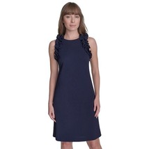 Women&#39;s Andrew Marc Scoopneck Sleeveless Ruffle Shift Mini Dress, Size: ... - $24.99