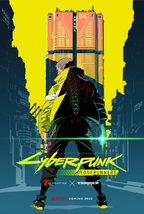 Cyberpunk 2077 Edgerunners Poster Netflix Anime TV Series Art Print Size 24x36&quot; - £8.57 GBP+