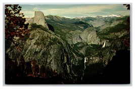 View From Glacier Point Yosemite Vally California CA UNP Chrome Postcard S7 - £3.07 GBP