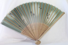 Fan (new) WOOD &amp; PAPER HANDHELD FAN - 8&quot; TALL - $7.59