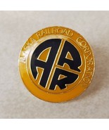 Alaska Railroad Corporation Round Metal Lapel Hat Pin Pinchback - €17,02 EUR