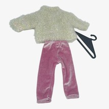 AMERICAN GIRL  Today SNOWBALL Outfit SPARKLE SWEATER- Pink LEGGINGS - £17.88 GBP