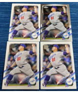 Victor Gonzalez 4 Card Lot RC Rookie Card 2021 Topps Update Chrome Dodgers US76 - $1.00