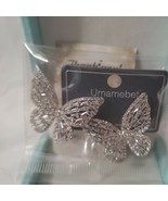 Umamebet Elegant Sparkling Crystal Fabulous butterfly Earrings For Women - $8.42