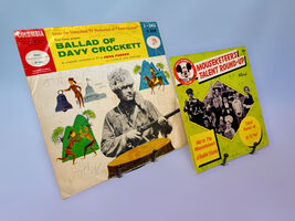 1955 Mickey Mouse Club Disney Records Set 45 78 33 RPM Davy Crockett - $29.99