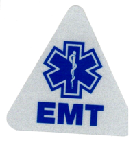Star Of Life Emt Highly Reflective Emergency Medical Technician Helmet Decal - $3.91