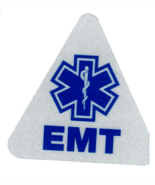 STAR OF LIFE EMT Highly Reflective EMERGENCY MEDICAL TECHNICIAN  HELMET ... - $73.63 MXN
