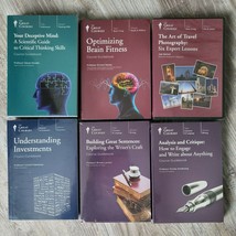 Great Courses  6 DVD Lot New Sealed Brain Investing Travel Photography Writing - £25.45 GBP