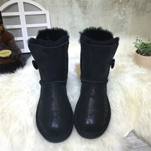 Fashion New Arrival Real Sheepskin 2021 Woman Winter Classic Snow Boots Genuine  - £89.59 GBP