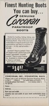 1958 Print Ad Genuine Corcoran Paratroop Boots Stoughton,Massachusetts - £6.43 GBP