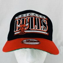 Chicago Bulls Spell Out New Era 9Fifty NBA Snapback Wool Blend Hat Cap - £13.52 GBP