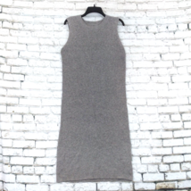 Forever 21 Womens Dress Large Gray Sleeveless Wool Blend Ribbed Sweater Dress - £17.20 GBP