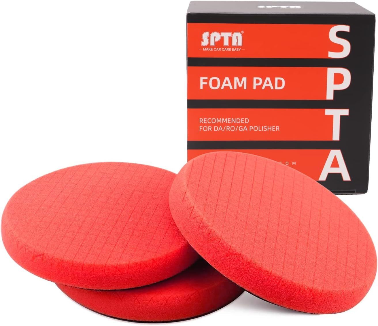 Red Finish Polish Pad, 3Pcs 5 Inch Buffing Polishing Pads For 125Mm Backing - $33.99
