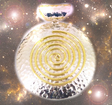 HAUNTED AMULET TOUCH THE HEALING SPIRAL HIGHEST LIGHT COLLECTION OOAK MA... - $86.33