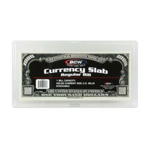 5X BCW Deluxe Currency Slab - Regular Bill - £17.93 GBP