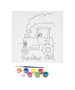 Misco Toys Tractor Canvas Paint Kit 11 Piece Art Set with Pre-Drawn Outline - $147.44 MXN