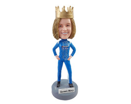 Custom Bobblehead Racer wearing racing suit ready to win - Careers &amp; Professiona - £71.31 GBP