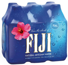 Fiji - Natural Artesian Water -11.15 oz/330ml/Plastic Bottles - Pack of 6 Bottle - £20.69 GBP