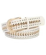 MSRP $39 I.n.c. Chain Link Faux Leather Belt Natural Size Large - $17.15 CAD