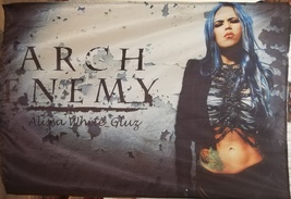 ARCH ENEMY Alissa White-Gluz FLAG CLOTH POSTER BANNER CD Melodic Death M... - £15.63 GBP