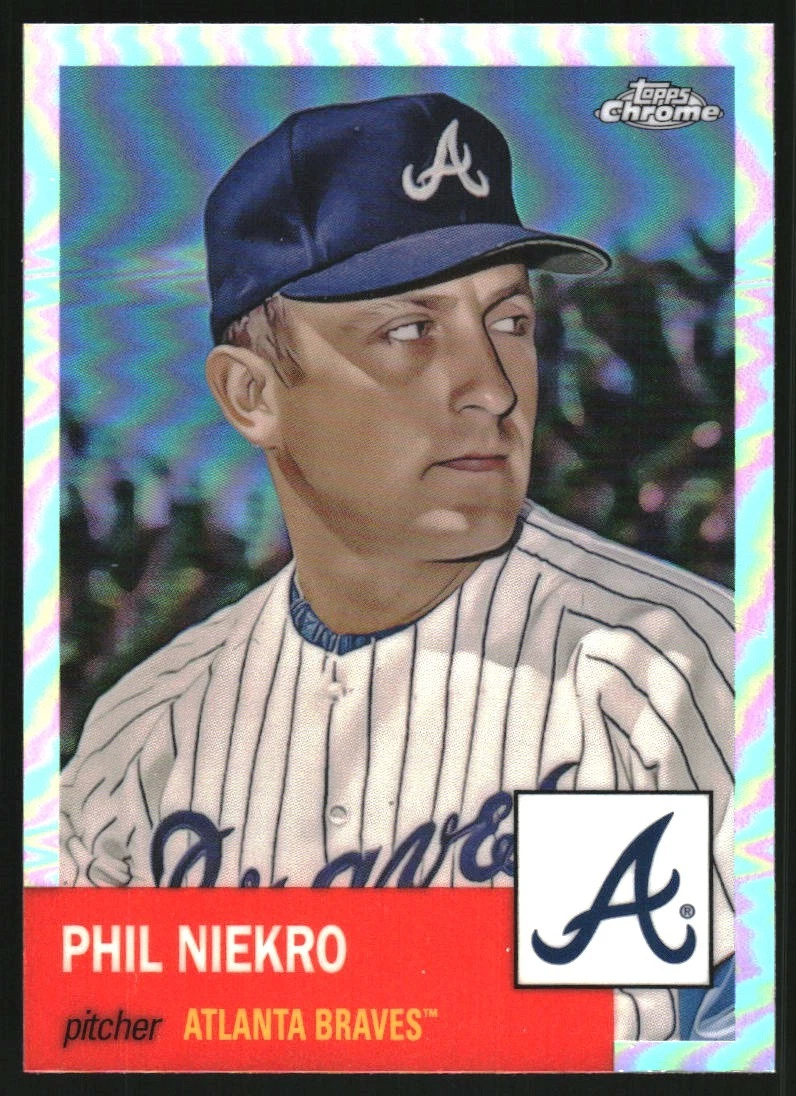2022 T.C. Plat. Anniv. Refractors #106 Phil Niekro - $5.62 CAD