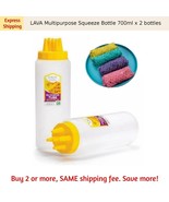 2 x Lava Multipurpose Squeeze Bottle 700ml Lacy Crepe Pancake Roti Jala - $29.90
