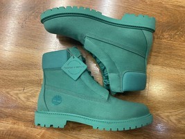 Timberland Women&#39;s 6 Inch Premium Boots  Waterproof  Medium Green A5XX7 - £119.89 GBP