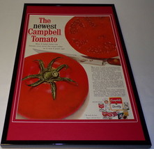 1958 Campbell&#39;s Tomato Soup Framed 11x17 ORIGINAL Vintage Advertising Poster - £54.75 GBP