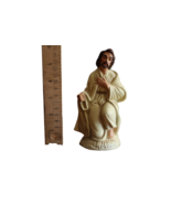 Vtg Christmas Nativity Figurine Paper Mache Composite: Joseph Kneeling 6&quot; - €11,00 EUR