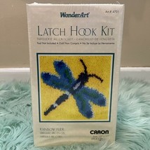 VTG Caron Latch Hook Kit Wonderart Dragonfly Craft Art Sealed In Box Unopened - £27.29 GBP