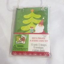 Christmas crafts Kid&#39;s Create a scene card kit new in package - £3.14 GBP