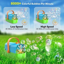 Bubble Machine, Automatic Bubble Blower with Concave Tank, Durable Bubble Maker - £13.75 GBP
