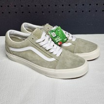 VANS Old Skool Pig Suede Moss Grey Great Condition Skate Shoes Size 9.5M... - £46.70 GBP