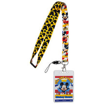 Disney Mickey Mouse Lanyard with Card Holder Multi-Color - £11.17 GBP