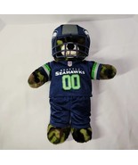 Build-A-Bear Camo Bear in Seattle Seahawks Football NFL Outfit Helmet Je... - £26.02 GBP