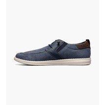 Nunn Bush Brewski Moc Toe Slip On Walking Shoes Navy 84902-410 image 4