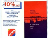 BCRail Ticket Jacket Cariboo Dayliner British Columbia Spectacular Sceni... - $18.79