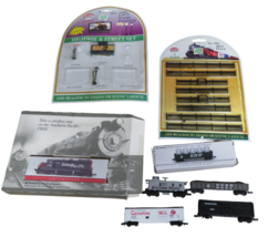 N Scale Train Lot and Accessories - Southern Pacific Locomotive - $49.45