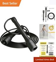 Ultra-Light Adjustable Jump Rope with Kink Resistant PVC for Home &amp; Gym ... - $16.78