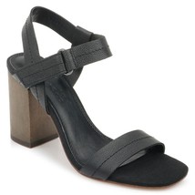 Splendid Women Ankle Strap Slingback Sandals Miller Size US 7M Black Leather - £23.46 GBP