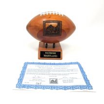 Baltimore Ravens NFL GBOW Limited Edition Inaugural /998 Mahogany 5&quot; Football - £38.48 GBP