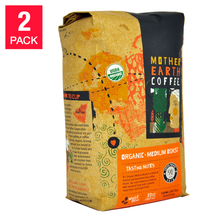 Mother Earth Organic Medium Roast Coffee 2 Lb, 2-Pack - £47.44 GBP