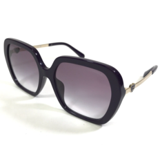 CHANEL Sunglasses 5521-A c.1758/8H Polished Gold Purple Hearts Hexagon Frames - £316.09 GBP