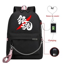 Hot  Gintama Sakata Gintok Fashion Backpack Kids Teens School Bags Bookbag  Boys - £137.79 GBP