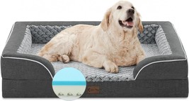 Memory Foam Xl Dog Bed With Bolsters, Cooling Dog Beds For Extra Large Dogs, Wat - $45.99