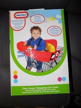 Little Tikes Cozy Coupe Shopping Cart Cover Red &amp; Yellow Car Design NEW - £32.09 GBP