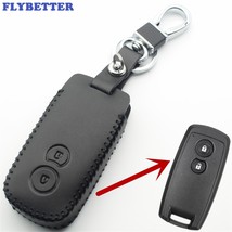 FLYBETTER Leather 2Button Smart Key Case Cover For  SX4/XL-7/Grand Vitara/Swift  - $44.52