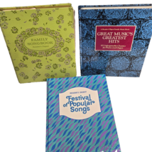 3 Readers Digest Songbooks Festival of Popular Songs Family Songbook Gre... - $32.68